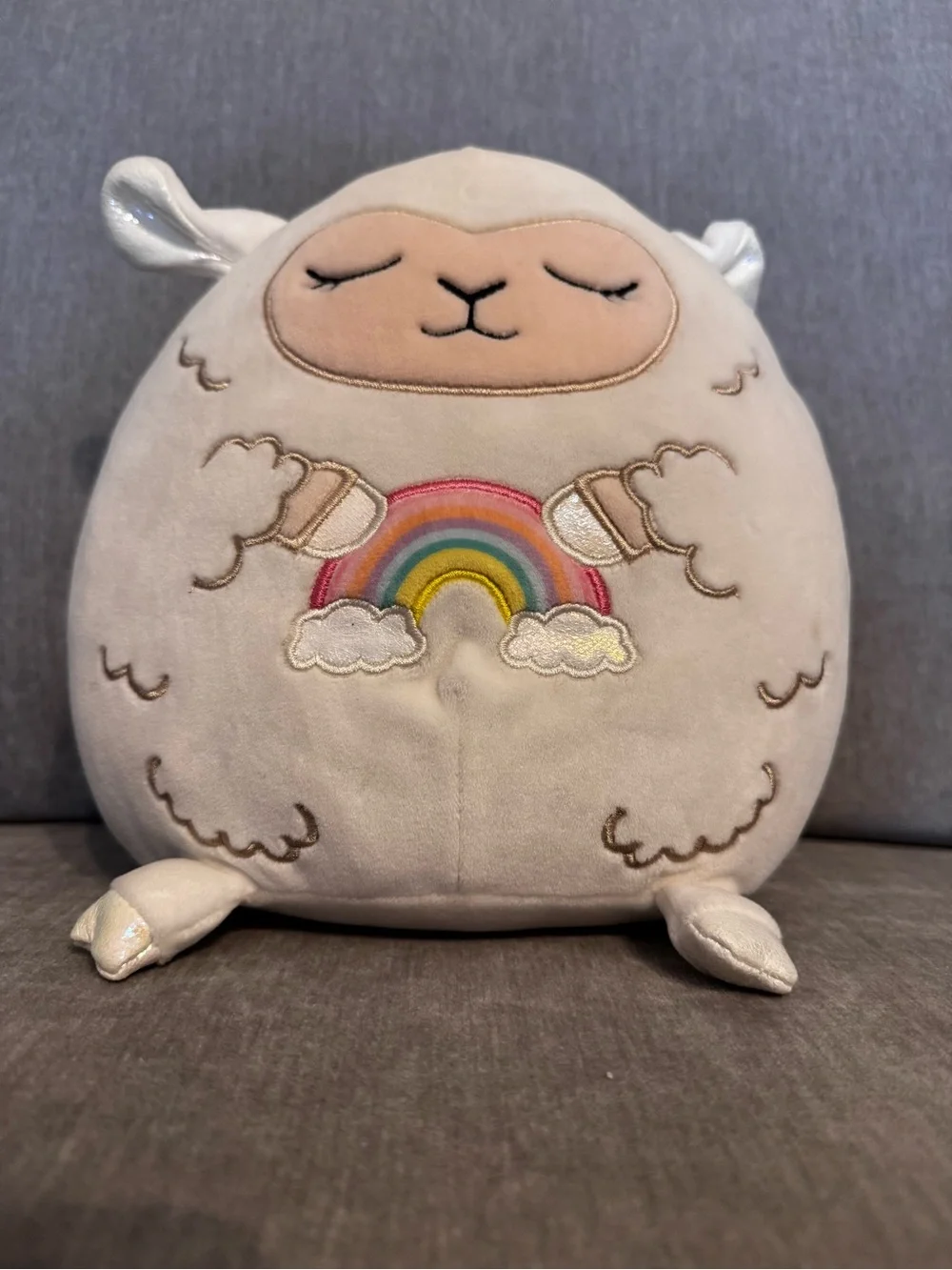 Rare Squishmallows Blossom White Lamb